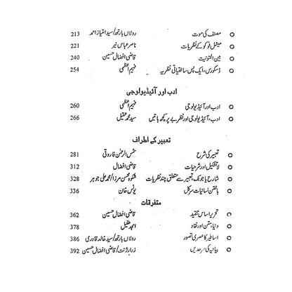 تنقیدکی جمالیات ساختیات، پس ساختیات   Tanqid Ki Jumaliyat Atiq Ullah