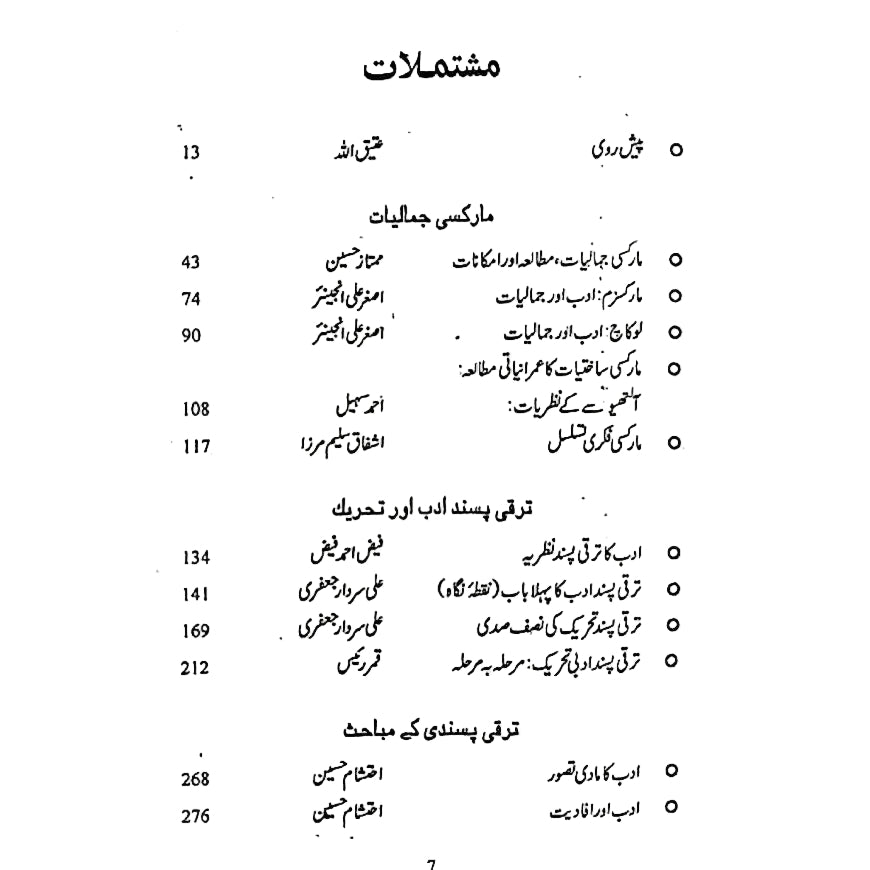 تنقیدکی جمالیات  | دس کتب کا سیٹ | Tanqid Ki Jumaliyat Atiq Ullah
